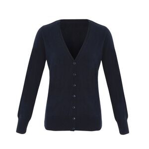 Premier Womens/Ladies Essential Acrylic Cardigan / Navy